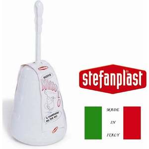 Portascopino WC Bombolo Bianco Stefanplast 17X41H - Product Image 1