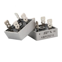 Puente Rectificador de Diodos KBPC5010, Diodo Rectificador de Potencia de 50A 1000V, KBPC 5010, Componentes Electrónicos