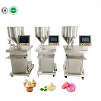 Machine de remplissage semi-automatique pneumatique à haute viscosité pour miel, mayonnaise, chocolat, sauce chili, haute productivité