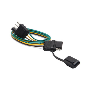 Trailer Connector 4 Pin <b>Plug</b> Socket Extension Cable RV <b>Adapter</b> Taillight Signal Connection - Product Image 1