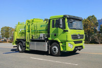 Dongfeng Les entreprises d'assainissement à petite échelle vendent des camions à ordures Camions à ordures compressés Camions à ordures de taille moyenne