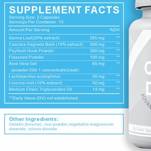 Cápsulas de Desintoxicación de Colon para la Salud Digestiva de Marca Privada ODM con Probióticos para la Pérdida de Peso y el Apoyo Inmunológico - Product Image 2