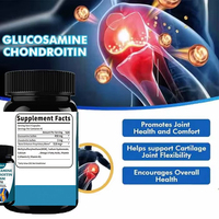 Compléments alimentaires Solilan OEM Halal Glucosamine et Chondroïtine Sulfate pour le soutien des articulations, MSM Glucosamine Chondroïtine comprimés