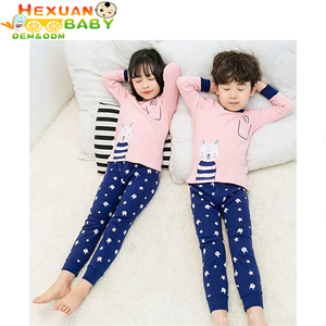 Set di Body e Pantaloni per Bambine Taglia 100-160, <span class=keywords><strong>Pigiama</strong></span> in <span class=keywords><strong>Cotone</strong></span> per Bambini - Product Image 2