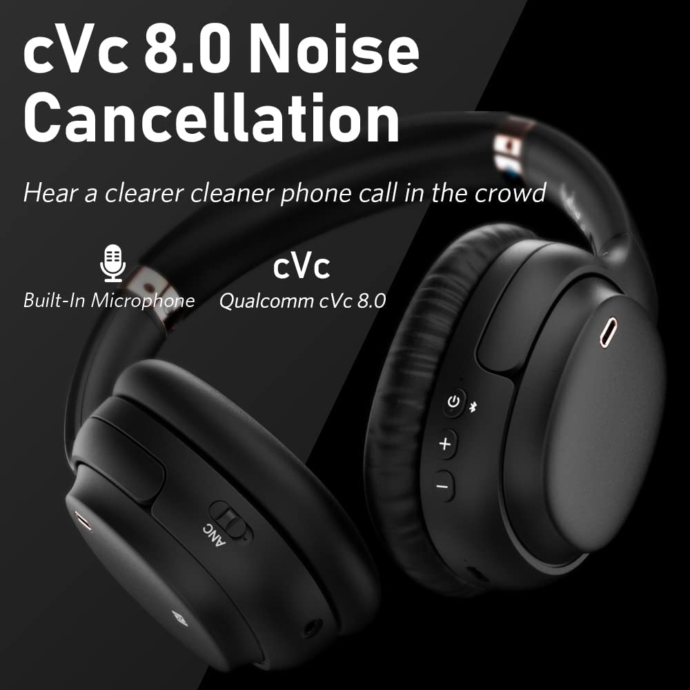 ANKBIT E600Pro ANC Headphones With 3.5mm Audio Jack TWS True