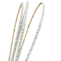 Carte PCB ultra étroite 2.7mm de largeur DC5V/12V WS2812-2020 160LEDs/m bande lumineuse RGBIC adressable individuellement IP20