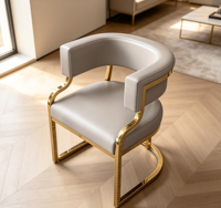 Chaise multifonctionnelle de luxe en acier de haute qualité - Table à manger - Utilisation à domicile, au bureau, à l'hôtel - Couleur rouge - Design moderne - Durable - Écologique