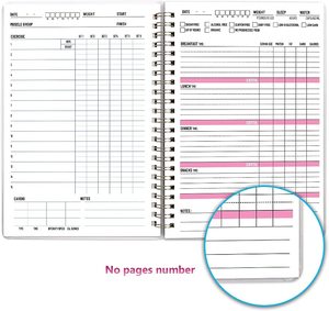 Miễn Phí Thiết Kế Thực Phẩm Dinh Dưỡng Tập Thể Dục Tạp Chí Trọng Lượng Giảm Cân Sức Khỏe Tập Thể Dục <span class=keywords><strong>Calorie</strong></span> Truy Cập Nhật Ký Nhật Ký Máy Tính Xách Tay Hàng Tháng Kế Hoạch - Product Image 6