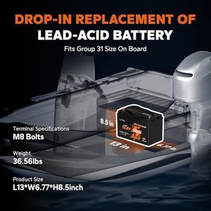 Ltime 12v 140ah bletetiion סוללה ליתיום יון חבילה 1000 cca עבור ימי RV הביתה אנרגיה סולארית עליות אנרגיה ביתית - Product Image 5