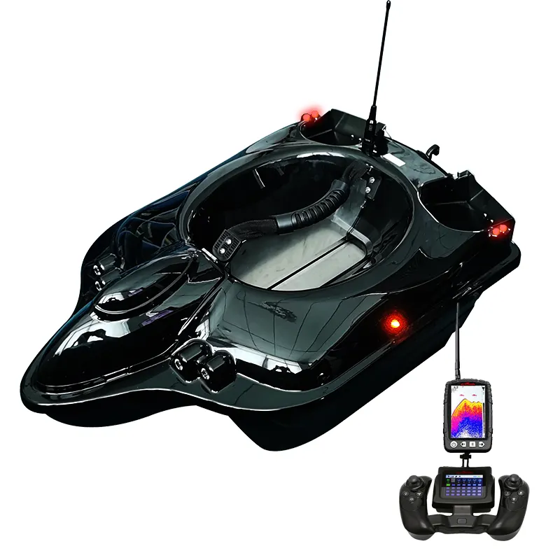 Boatman Fighter-Pro Umpan Pancing 28 Poin, Perahu Pancing dengan Gps Autopilot, Umpan Pancing Rc Jarak 500M, Pencari Ikan Warna Sonar