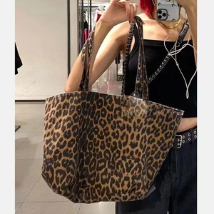 Nouveauté Printemps : Sac Fourre-Tout à Bandoulière Imprimé Léopard, Style Décontracté, Grande Capacité, Idéal pour le Shopping, les Étudiants et les Cours Supplémentaires - Product Image 1