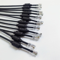Cable Telefónico RJ12 Personalizado, Cable RJ12 6P6C Macho a Macho, Cable de Línea Telefónica Recto 6P/6C