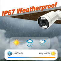 5MP Analog Security Bullet Camera,5X Optical Zoom,4-in-1(TVI/CVI/AHD/CVBS),Full Color Night Vision,Built-in Mic,Full Metal,NTSC