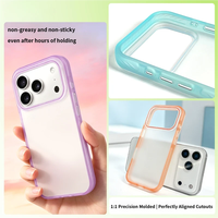 Coque rigide en acrylique durable avec finition effet peau, protection pour iPhone 17 16 15 Pro Max, style frais et personnalisable