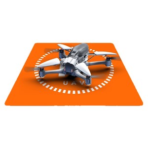 Drone Landing Pad Crystal Velvet <b>Round</b> Non Slip Mat For Outdoor Use - Product Image 5