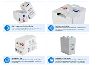 <span class=keywords><strong>Batteria</strong></span> al Piombo-Acido GFM Anti-Sulfazione con Recupero a Scarica Profonda per Controllo e Monitoraggio Impianti di Trattamento Acque - Product Image 5