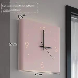 Moderno Orologio Digitale <span class=keywords><strong>da</strong></span> Parete con Display ad Aghi 3D per Nuovo <span class=keywords><strong>Soggiorno</strong></span> Creativo ad Angolo Curvo Bifacciale Silenzioso al Quarzo in Metallo Resistente - Product Image 3