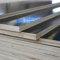 Contrachapado de Álamo de Alta Calidad para Encofrados de Construcción, Superficie Lijada, Grado E1, Formaldehído Estable, Espesor para Construcción