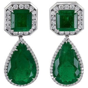 Emerald Tragus Piercing Jewelry <span class=keywords><strong>orecchini</strong></span> Vintage con smeraldo <span class=keywords><strong>orecchini</strong></span> in <span class=keywords><strong>argento</strong></span> Sterling con smeraldo per donna 925 - Product Image 1