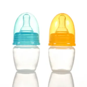 40ML Bpa libre de la botella de leche del bebé PP botella de alimentación de diferentes colores