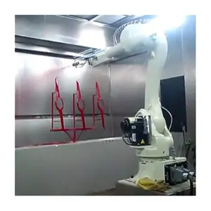 Flexible customized high quality spraying robot arm 6 axis spray painting robot with spray machine