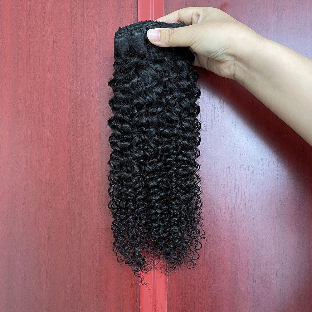 kinky curly natural color