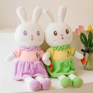หมอนตุ๊กตารูปกระต่าย ของตกแต่งของเล่นกระต่ายน้อยน่ารัก เหมาะสำหรับเป็นของขวัญเทศกาลและของตกแต่งบ้าน มีจำหน่ายขายส่ง - Product Image 3