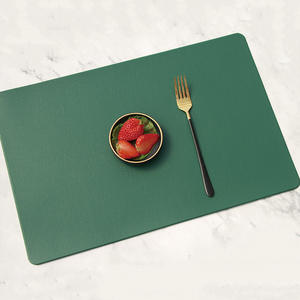 Nordic Style Imitation Leather <b>Placemats</b> Waterproof and Oilproof <b>Placemats</b> Heat Insulation Table Mats Hotel Home <b>Placemats</b> - Product Image 6