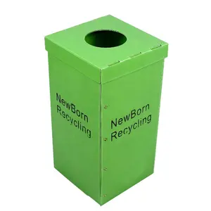Бытовые рифленые пластиковые мусорные баки для хранения мусорных баков