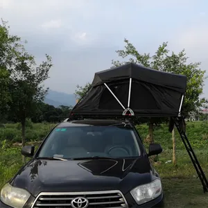 Selvagem por terra RTT Soft shell telhado top tenda tampa do PVC telhado do carro tente de toit 4x4 camping Car Roof Top Tent 2 pessoa