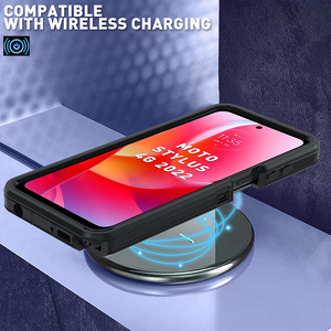 Funda Protectora <span class=keywords><strong>Otterbox</strong></span> <span class=keywords><strong>Defender</strong></span> Directo de Fábrica, Funda Protectora para Teléfono a Prueba de Golpes de TPU Suave + PC Rígido para Moto Stylus 4G 2022 - Product Image 6