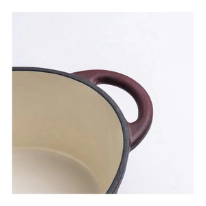 Casseroles ovales en <span class=keywords><strong>fonte</strong></span> d'émail de mode d'approvisionnement d'usine - Product Image 2