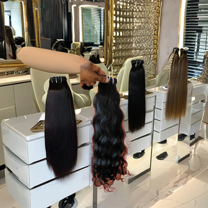 ผมแท้ธรรมชาติแบบเวฟ Remy Indian Hair Weaving Virgin Process แบบเย็บสองชั้นทั้งหมด ทุกสี น้ำหนัก 100 กรัม ราคาโรงงานลดพิเศษ - Product Image 1
