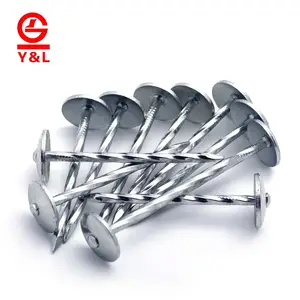 Twisted Shank Umbrella Head Roofing Nails