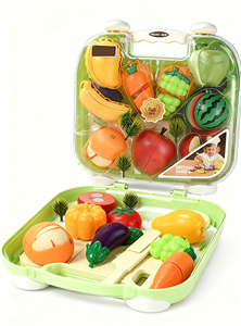 DWI vente chaude 23 pièces éducatifs légumes et fruits cuisine coupe <span class=keywords><strong>Fast</strong></span> <span class=keywords><strong>Food</strong></span> jeu ensembles semblant jouer jouets simulés cadeaux pour les enfants - Product Image 4