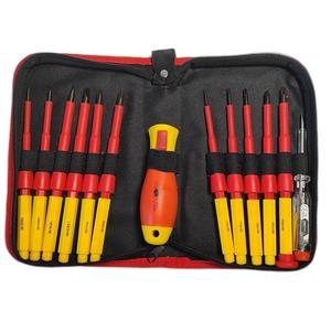 S675-13 sfreya VDE 1000V cách điện Công cụ cách nhiệt trường hợp đôi màu 13pcs Screwdriver Set <span class=keywords><strong>Kit</strong></span> - Product Image 5