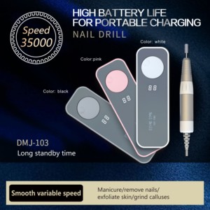 Los más vendidos, pulidor de uñas eléctrico de 0-35000 Rpm, taladro de uñas profesional para salón de uñas, OEM/ODM, CE/ROSH, los más vendidos de la marca de fábrica, 2-RPM - Product Image 4