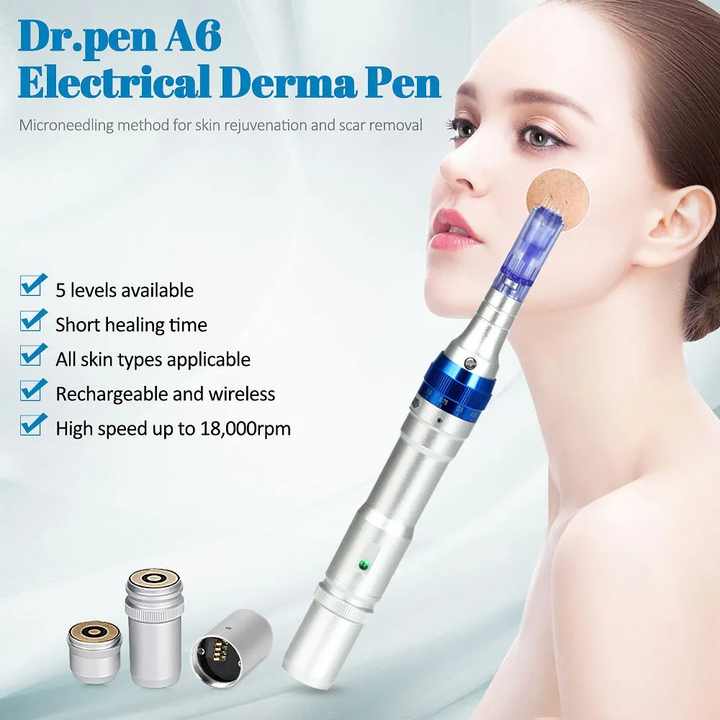 nano needle cartridge mts microneedle dr pen a6 microneedling machine for face