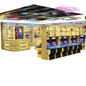 Vitrine d'exposition LED minimaliste <span class=keywords><strong>de</strong></span> luxe pour magasin <span class=keywords><strong>de</strong></span> jouets, finition émaillée, pour la personnalisation <span class=keywords><strong>de</strong></span> jouets en peluche et la rédemption <span class=keywords><strong>de</strong></span> points cadeaux - Product Image 2