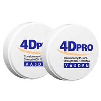 Vasden 98mm 4D Pro bloc de zircone dentaire matériau multicouche transparent pour dentaire antérieur 14 unités ponts dentiste CAD