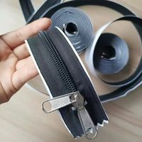 Cierre de Cremallera Impermeable de Nailon en Rollo, Resistente a la Intemperie, Extra Fuerte, por Metro, Número 8 # Fabricante de Toldos para 5 Prendas de Vestir, Directo de Fábrica