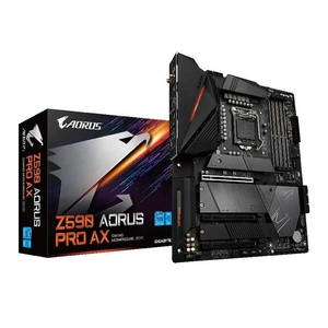 Carte mère <span class=keywords><strong>Gigabyte</strong></span> Z590 <span class=keywords><strong>AORUS</strong></span> PRO AX d'origine, DDR4 double canal, capacité maximale de RAM de 128 Go, disque dur SATA pour ordinateur de bureau - Product Image 1