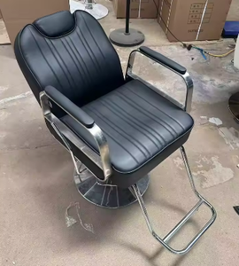 Leather Barber Styling Chair Modern Design Adjustable Height Heavy Duty Hydraulic Pump Wholesale Price for Men Women Beauty - Product Image 2