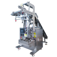 Emballage de sac triangulaire en acier inoxydable Machine d'emballage automatique de thé granulaire de thé aux fruits avec étiquette d'étiquetage Machine de sac extérieur