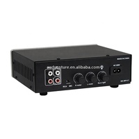 Penguat RCA Profesional, Input RCA, Output RCA, dan Sakelar RCA serta MIC, Amplifier MM/MC Multimodal untuk Pemutar Rekaman Turntable
