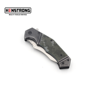 Couteau <span class=keywords><strong>de</strong></span> poche en plastique personnalisable OEM G10 pour le camping, la survie et les activités <span class=keywords><strong>de</strong></span> plein air Design pliant - Product Image 5
