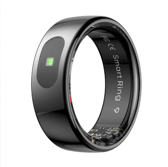 R08 2026 Smart Ring Fitness Tracker App Control Heart Rate Skin Temperature Monitoring Sleep Tracker Alloy Case Remote Function