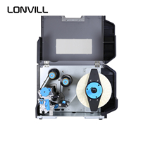 Impresoras de Etiquetas LONVILL, Impresora Industrial de Códigos de Barras RFID de Transferencia Térmica Dual, Térmica Directa, para Etiquetas de Envío de Almacén