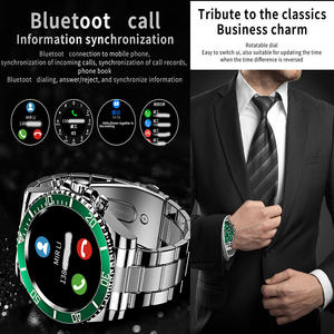 <span class=keywords><strong>Montre</strong></span> intelligente de style business tendance AW12, étanche IP68, multifonctionnelle, <span class=keywords><strong>bracelet</strong></span> en <span class=keywords><strong>acier</strong></span>, écran rond, <span class=keywords><strong>bracelet</strong></span> intelligent de sport pour hommes - Product Image 4