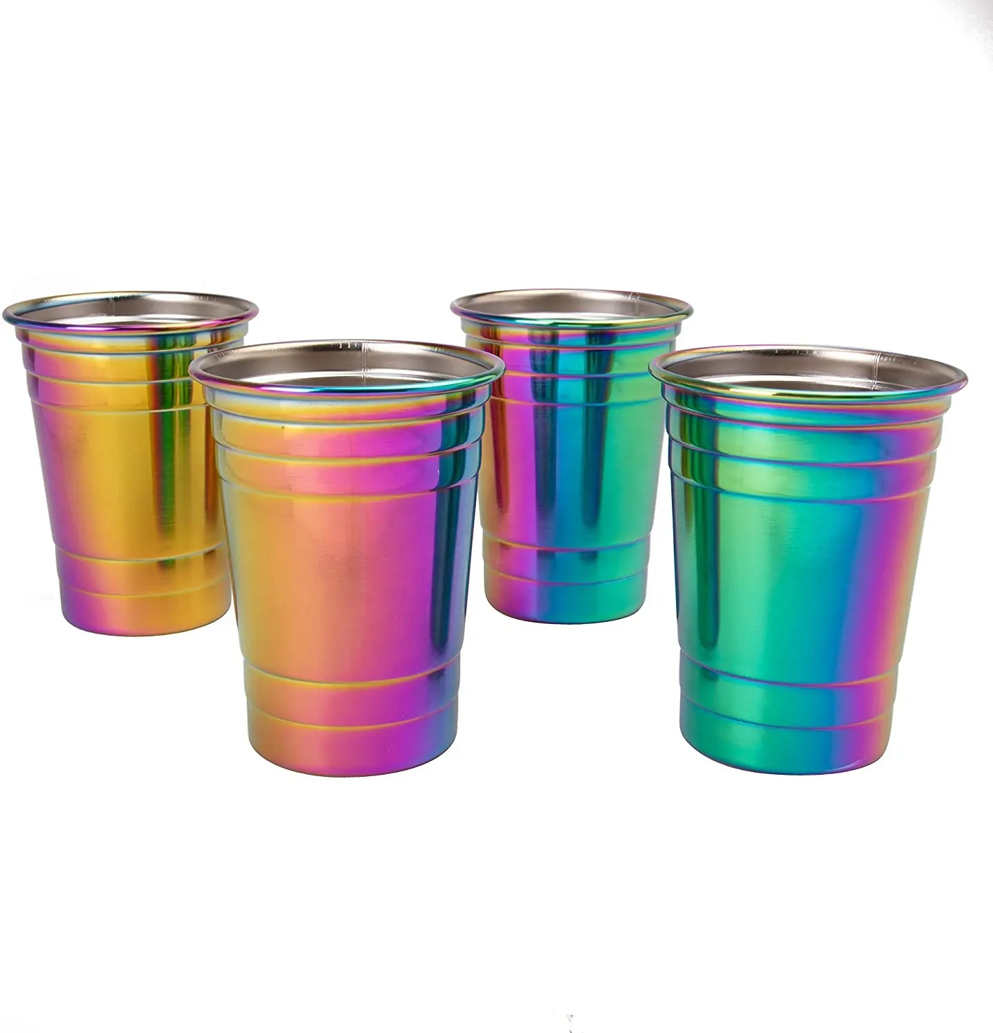 Hot Selling Multi colored ALUMINUM Wine tumblers Aluminum wine glasses Metal kids tumblers juice cups